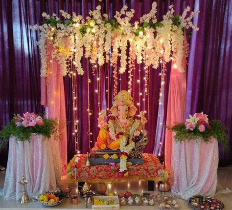 10 Ganpati Flower Decoration Ideas for Home