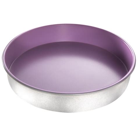 Chicago Metallic 68050 Allergen Management 8" Aluminized Steel Round Customizable Cake Pan