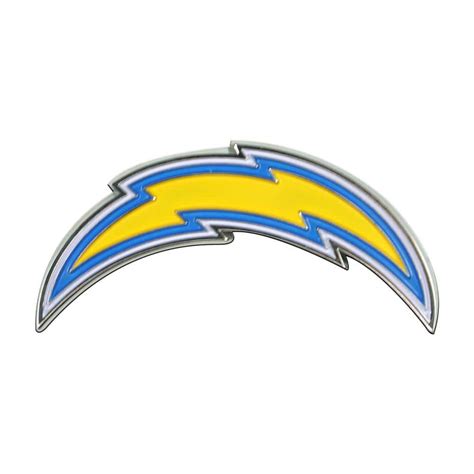 FANMATS NFL - Los Angeles Chargers 3D Molded Full Color Metal Emblem 22605 - The Home Depot