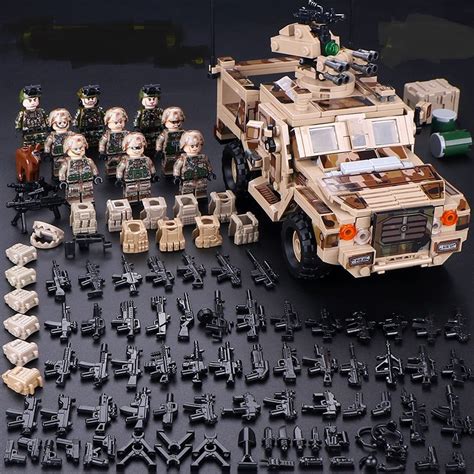 2021 New Delta Force Special Squad Truck Soldiers Set Compatible Lego