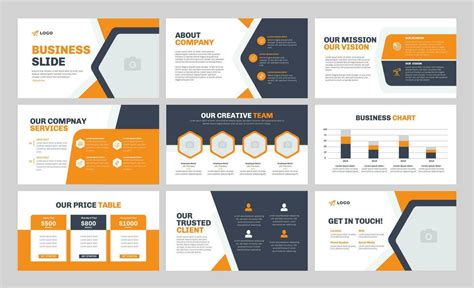 Business presentation slide design. Use for Creative keynote presentation background, brochure ...