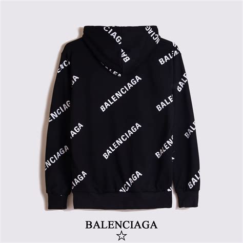 Cheap Balenciaga Hoodies Long Sleeved Hat For Men #814171 Replica Wholesale [$45.00 USD] [W ...