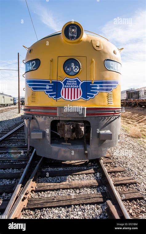 The front of a Union Pacific train circa 1950s Stock Photo - Alamy