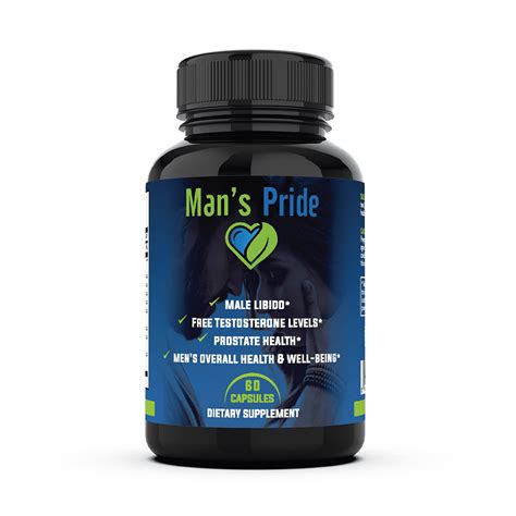 Man's Pride Natural Testosterone and Libido Booster Supplement for Men ...