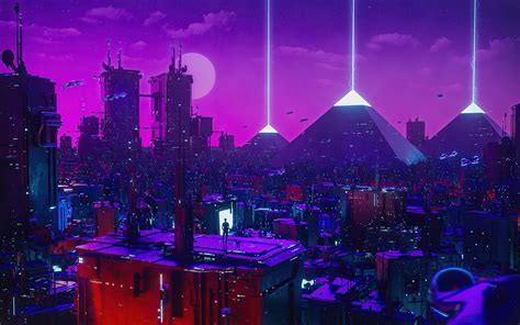 1680x1050 Cyber City Neon Lights 5k Wallpaper,1680x1050 Resolution HD 4k Wallpapers,Images ...