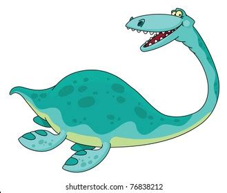 Illustration Swimming Dinosaur Stock Vector (Royalty Free) 67432546 | Shutterstock