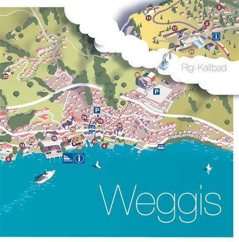 Weggis-Vitznau-Rigi map on Behance