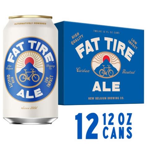 New Belgium Fat Tire Ale Craft Beer, 12 cans / 12 fl oz - Kroger