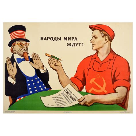 Original Vintage Poster Failed USA Sanctions Soviet Gas Pipeline Cold War USSR For Sale at ...