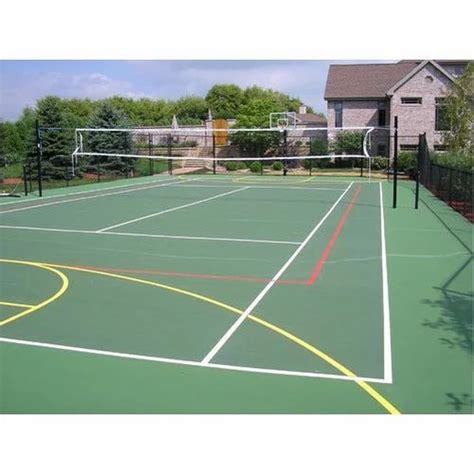 Outdoor Volleyball Court Flooring at Rs 100/square feet in Hyderabad | ID: 19471660562