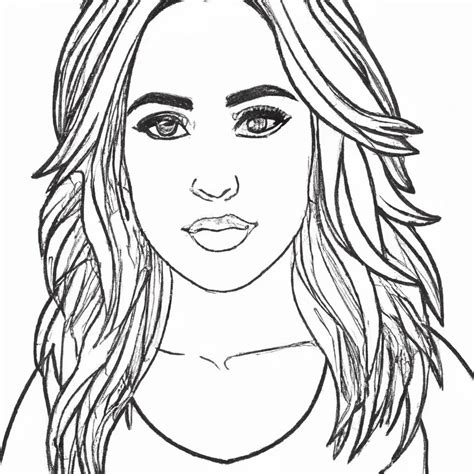 Demi Lovato: Desenhos para Imprimir e Colorir! [Grátis]