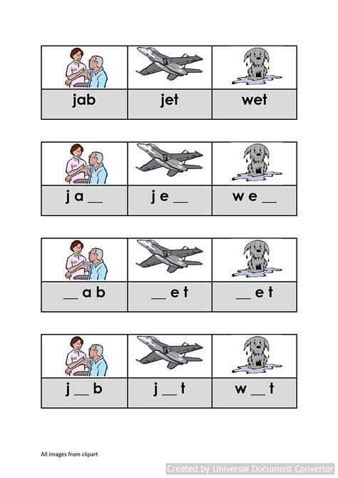 CVC Word Activities: synthetic phonics activities for early years