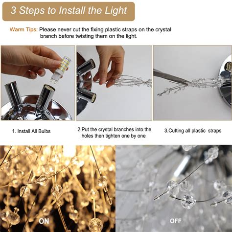 Modern Crystal Semi Flush Ceiling Light Chrome| Claxy