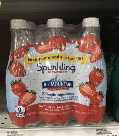 Meijer: Ice Mountain Sparkling Water 8 Pack- Under $1.00 this week!