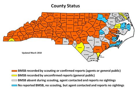 North Carolina Population Density Map