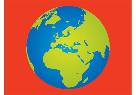 Earth Illustration Vector Free