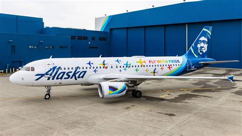 Alaska Airlines reveals new Pride-themed livery - Boston News, Weather ...