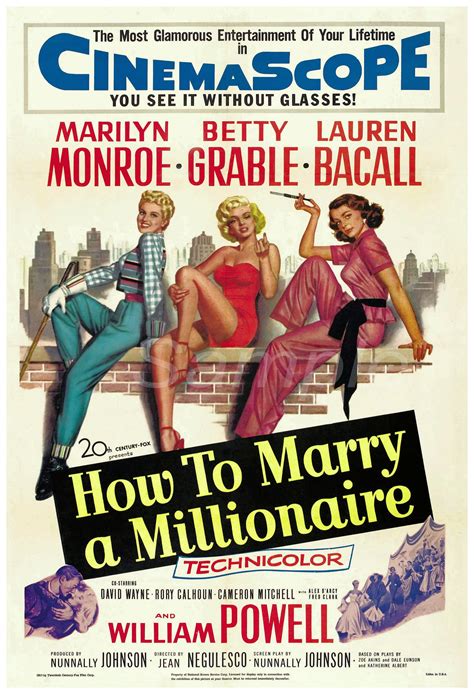 Vintage How to Marry a Millionaire Marilyn Monroe Movie Poster - Etsy UK