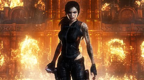 Wallpaper : Lara Croft, Tomb Raider, midnight, screenshot, pc game, action film 1920x1080 - BDV ...