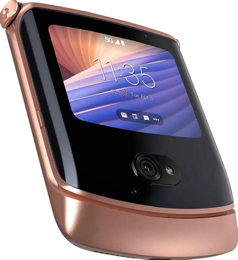 Motorola moto razr 2020 5G (Unlocked) Blush Gold PAJS0010US - Best Buy