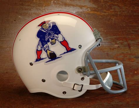 New England Patriots style NFL Vintage Football Helmet - JIM PLUNKETT ...