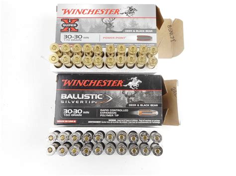 WINCHESTER 30-30 WIN AMMO - Switzer's Auction & Appraisal Service