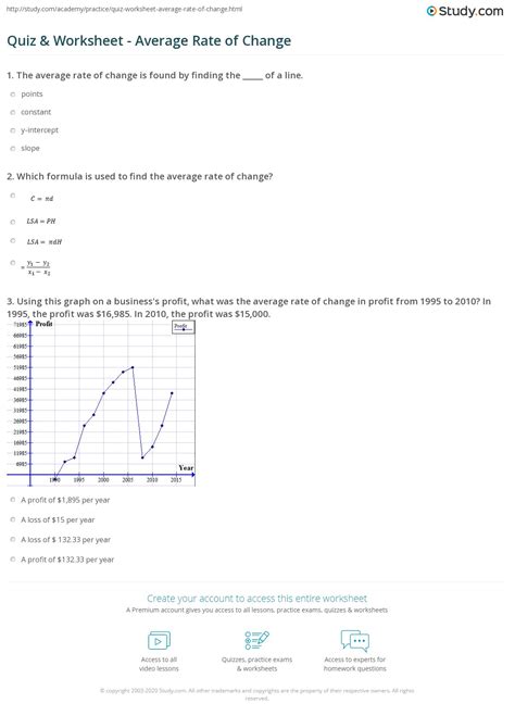 worksheet. Constant Rate Of Change Worksheet. Grass Fedjp Worksheet Study Site