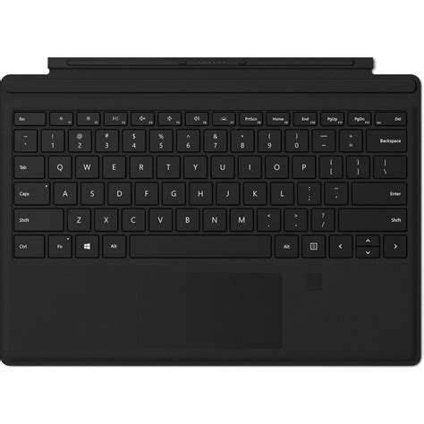 Buy Microsoft Keyboard Cover With Fingerprint ID Black Surface Pro ...