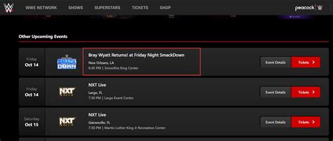 Latest News on Ticket Sales for WWE SmackDown (10/14/22) - PWMania - Wrestling News