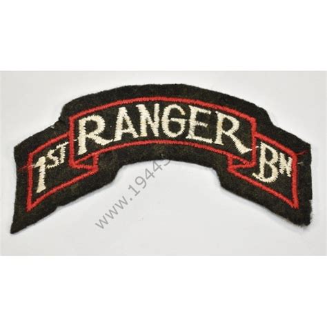 1st Ranger Battalion scroll