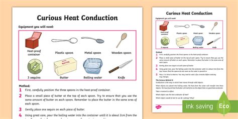 Curious Heat Conduction Experiment Step-by-Step Instructions