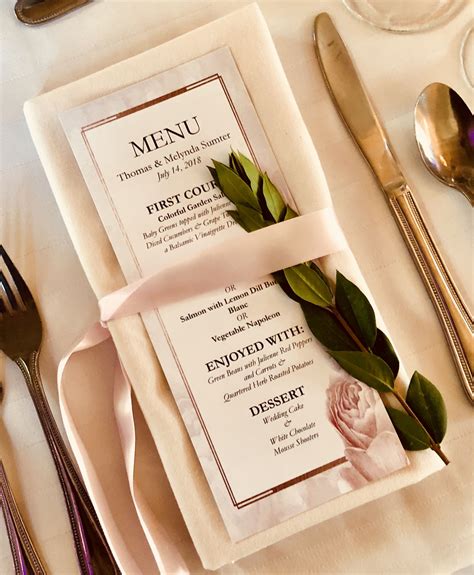 Elegant Wedding Menu | Wedding reception menu, Elegant wedding menu, Wedding bar menu template