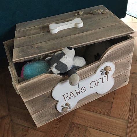 Wooden Doggy Toy Box Handmade, Unique and Totally GORGEOUS - Etsy