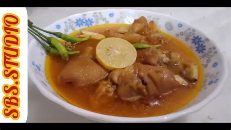 Mutton paya recipe by sheikhbaig studio - YouTube