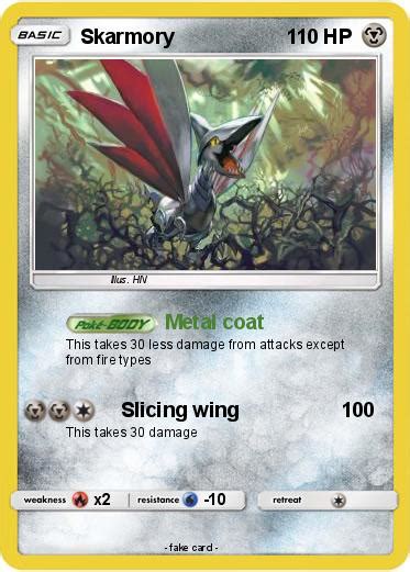 Pokémon Skarmory 128 128 - Metal coat - My Pokemon Card