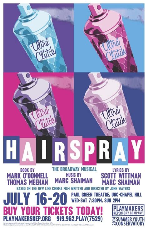 Hairspray Musical Poster in Four Colors