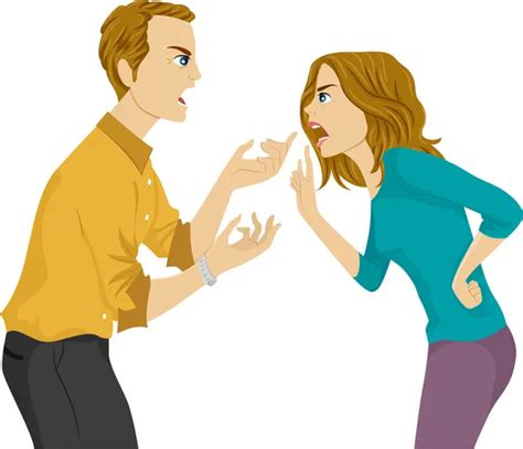 Husband and Wife Arguing — Stock Photo © lenmdp #51515825