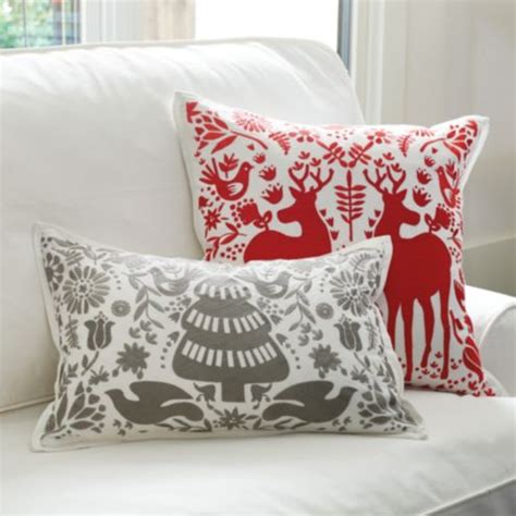 Yuletide Embroidered Pillow Covers | Ballard Designs