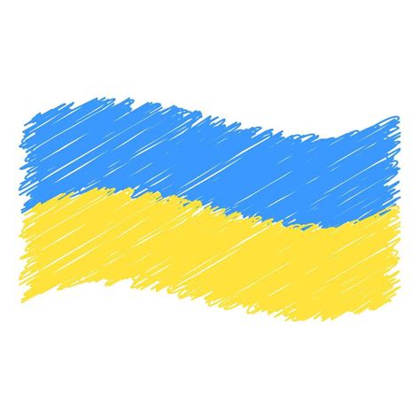 Painted Ukraine flag. Vector illustration 22711572 Vector Art at Vecteezy