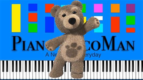 Little Charley Bear Theme Song Slow EASY Medium 4K Piano Tutorial - YouTube