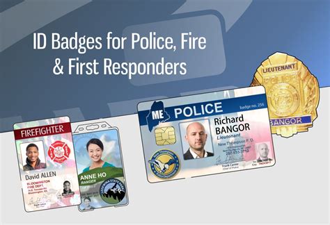 Custom Police & Fire Service Photo ID Cards | InstantCard