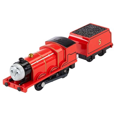 Buy Thomas & Friends Motorized Toy Train James Battery-Powered Engine with Coal Car for ...