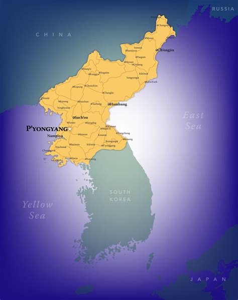 North Korea Wall Map | Maps.com.com