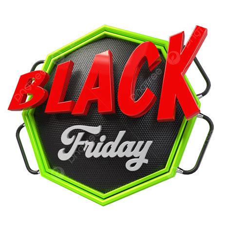 Black Friday 3d Logo, Black Friday 3d, Black Friday Clipart, Neon Light ...