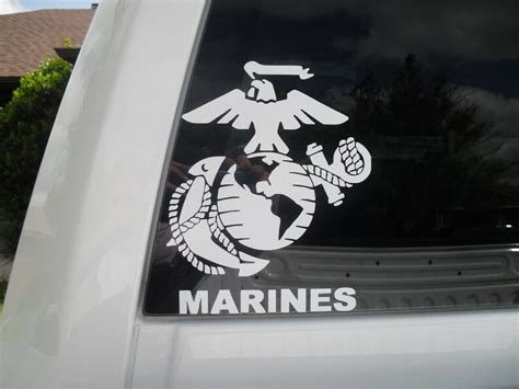 MARINE CORPS DECAL for Cars Usmc Gifts Military Decals | Etsy