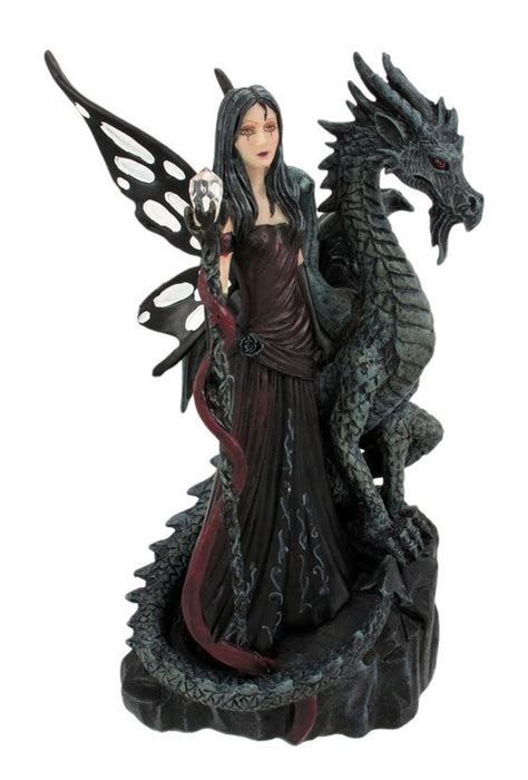 Gothic fairy, Gothic dragon, Dragon statue