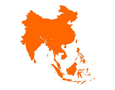 Peta Asia Png
