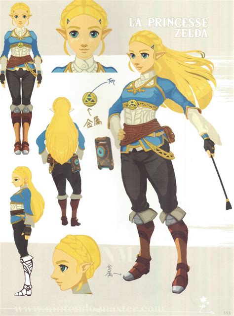 Concept art for the redesigned Zelda | The Legend of Zelda: Breath of the Wild | Know Your Meme