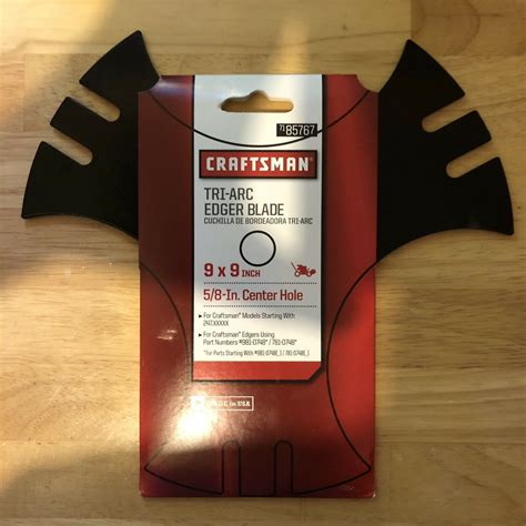 Craftsman OEM 9 Inch 3-Point Edger Replacement Blade 85767 781-0748-0637 - Edgers