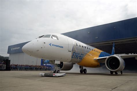 Embraer rolls out its first E2 E-Jet - Economy Class & Beyond